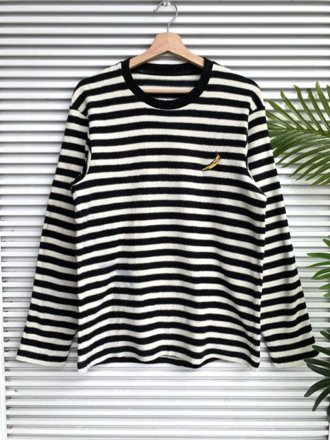 Other Designers Uniqlo x Andy Warhol Striped Fleece Long Sleeve Tee