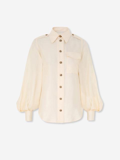 Zimmermann SILK UTILITY SHIRT