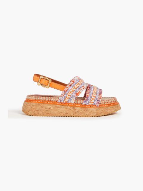 Zimmermann Braided cord slingback sandals