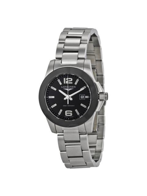 Longines Longines Conquest Black Dial Stainless Steel Ladies Watch L32574566