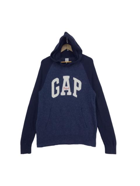 Other Designers Vintage - Vintage Gap Knitwear Hoodie Big Ligo