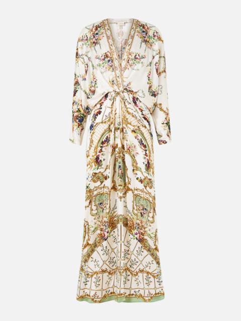 CAMILLA TWIST FRONT BATWING DRESS