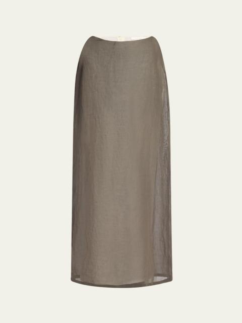 The Row Zaira Layered Maxi Skirt