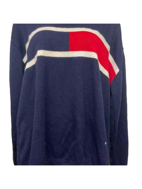 Other Designers Tommy Hilfiger Men's Navy and Blue Jumper