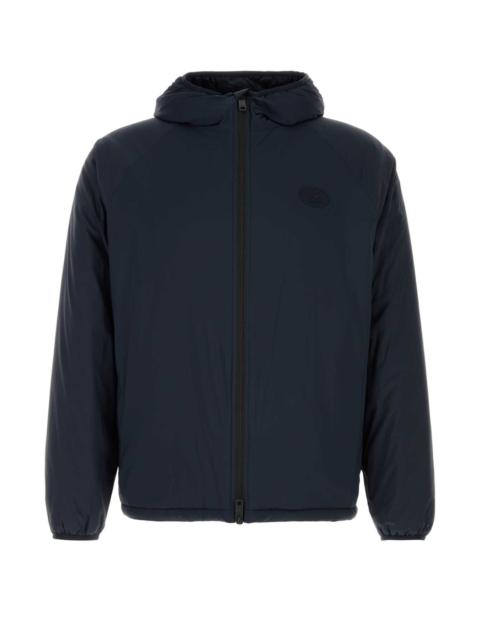 Burberry Burberry Men Dark Blue Nylon Padded Jacket