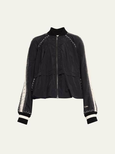 Sea Alberta Embellished Track Jacket
