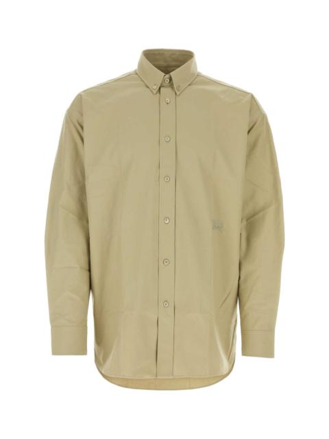 Burberry Burberry Men Army Green Oxford Shirt