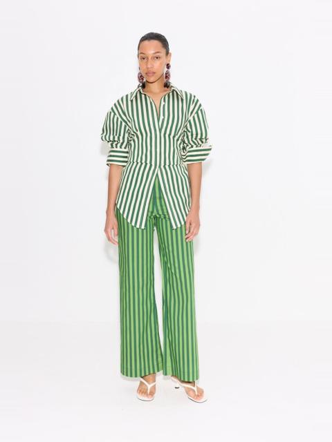 SIMONMILLER SIMONMILLER Pia Poplin Pant in Gummy Green/moss at Nordstrom