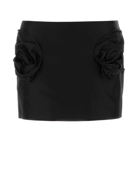 MAGDA BUTRYM Magda Butrym Women Black Cotton Mini Skirt