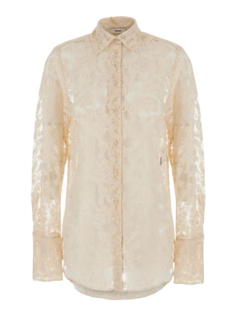 FENDI Fendi Women Camicia Allover Peonia