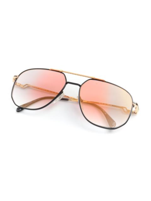 Other Designers Hilton Exclusive 16 3 20KT Gold Plated (Maroon Gradient)