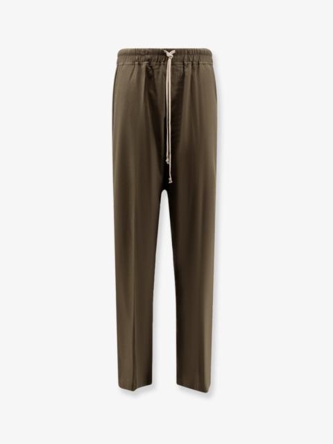 Rick Owens Rick Owens Organic Cotton And Certified Silk Trousers