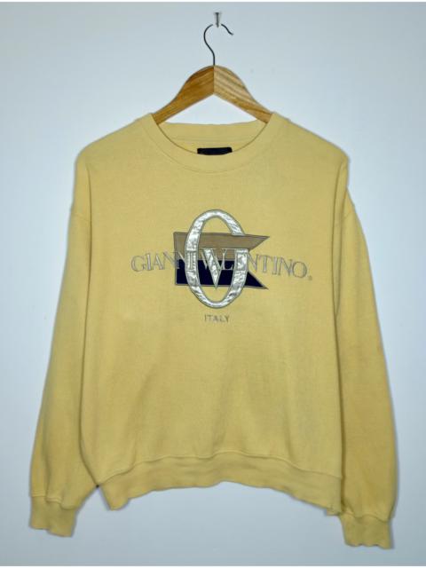 Valentino Vintage Gianni Valentino Big Logo Embroidery Sweatshirt