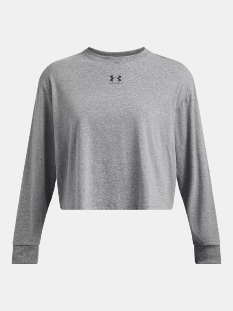Under Armour Women's UA Rival Boxy Long Sleeve