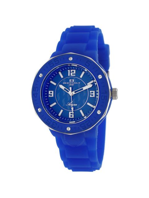 Other Designers Oceanaut - Oceanaut Acqua Blue Dial Rubber Strap Ladies Watch OC0210