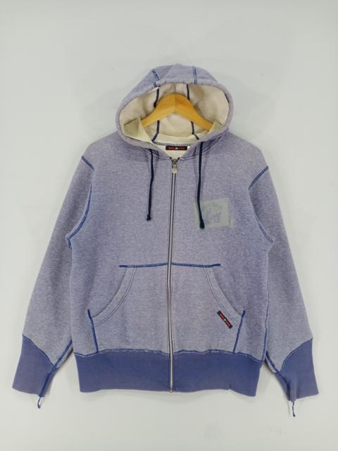 Other Designers Vintage - 💥RARE💥Vintage Red Ear By Paul Smith Faded Hoodie Zipper
