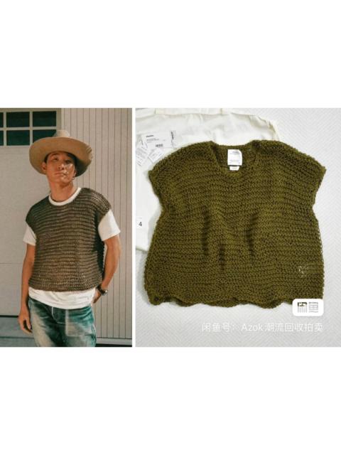 visvim Visvim 22SS Hand-Knit Lattice Vest
