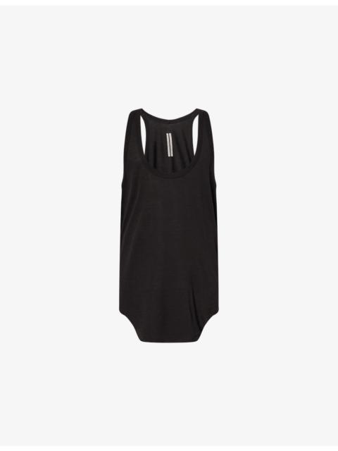 Rick Owens Pony Scoop-Neck Wool-Silk Blend Tank Top