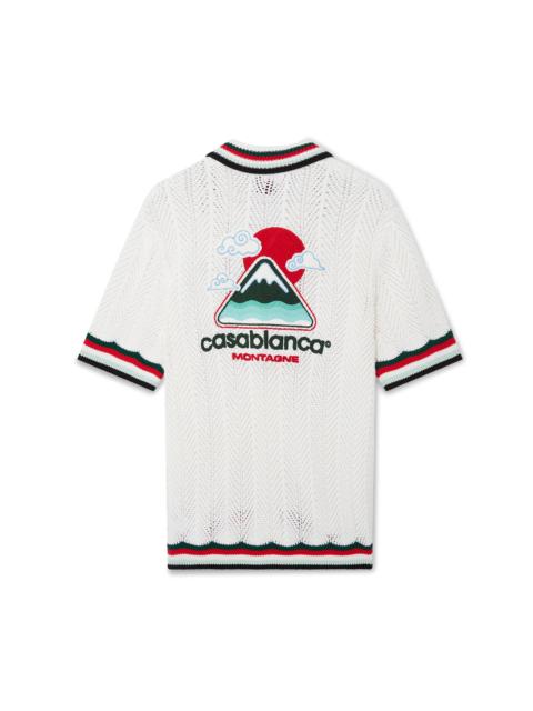 CASABLANCA Montagne Ondulée Crochet Shirt | Casablanca Paris