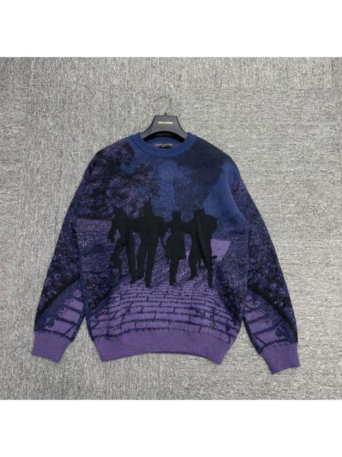 Louis Vuitton LV x Virgil Abloh Wizard Of Oz Purple Brick Rd Crewneck XS