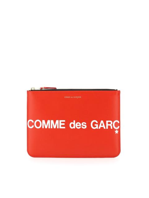 Comme Des Garcons Wallet - Comme Des Garcons Wallet leather pouch with logo