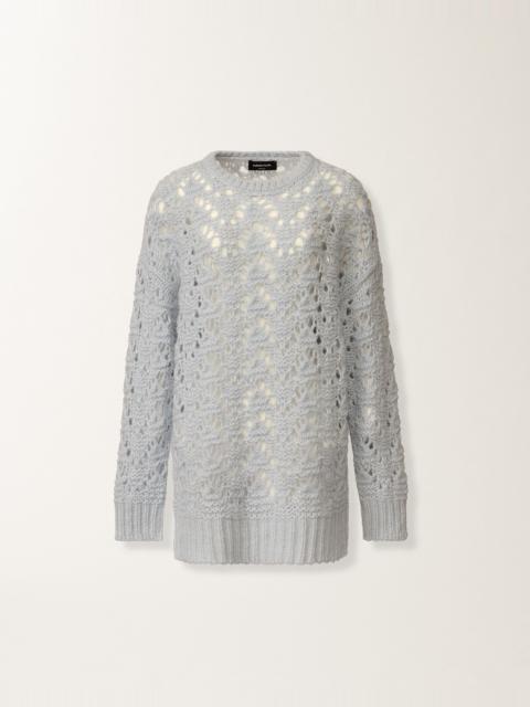 FABIANA FILIPPI Platinum mohair sweater