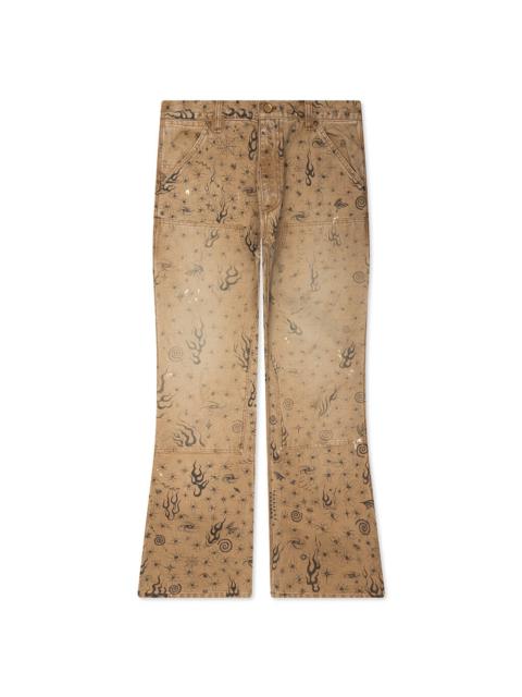 SAINT M×××××× SAINT MICHAEL X DR.WOO MX6 DOUBLE KNEE PANTS - BEIGE
