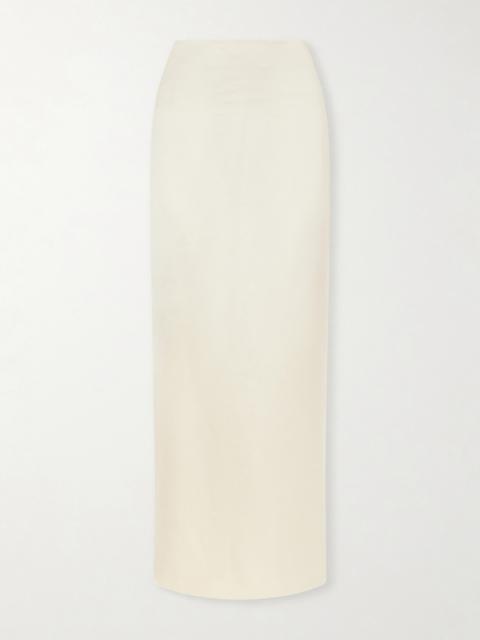 The Row Bartelle Silk-satin Maxi Skirt