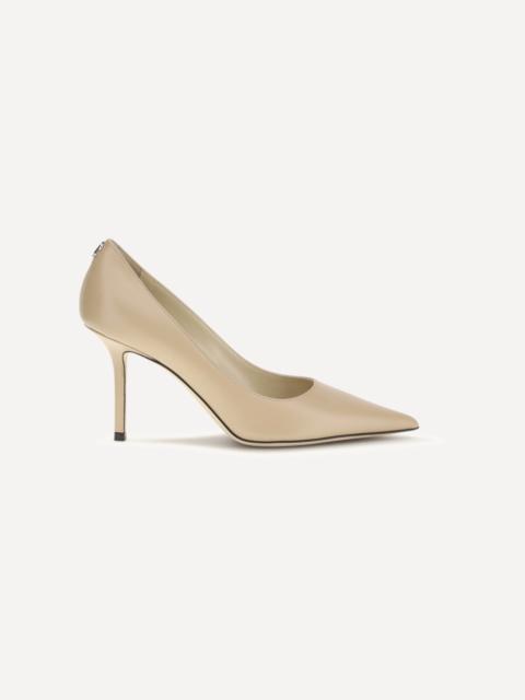 JIMMY CHOO Kid leather Pointed Pumps