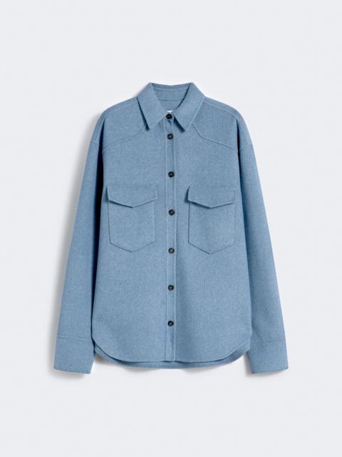 Sportmax PALPITI Oversized pure wool shirt - RUNWAY