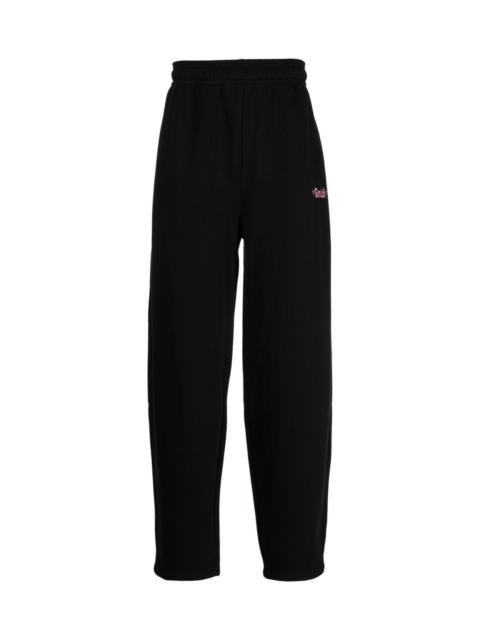 GmbH AHMED LOGO-EMBROIDERED TRACK PANTS