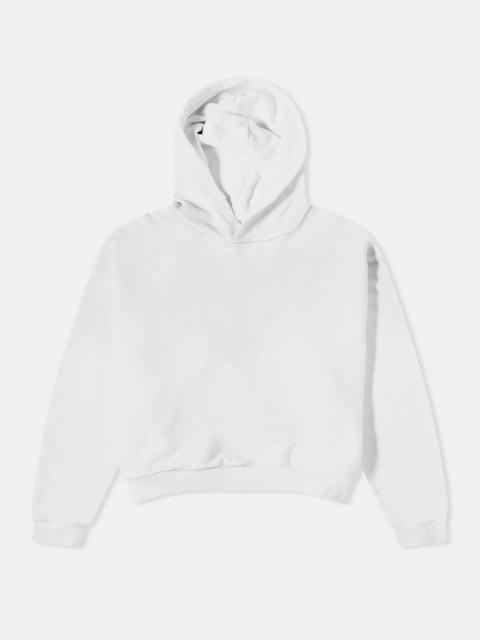 Acne Studios White Fleece Logo Hoodie
