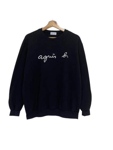 Other Designers agnes b. - Agnes b Big Logo Crewneck Sweatshirt