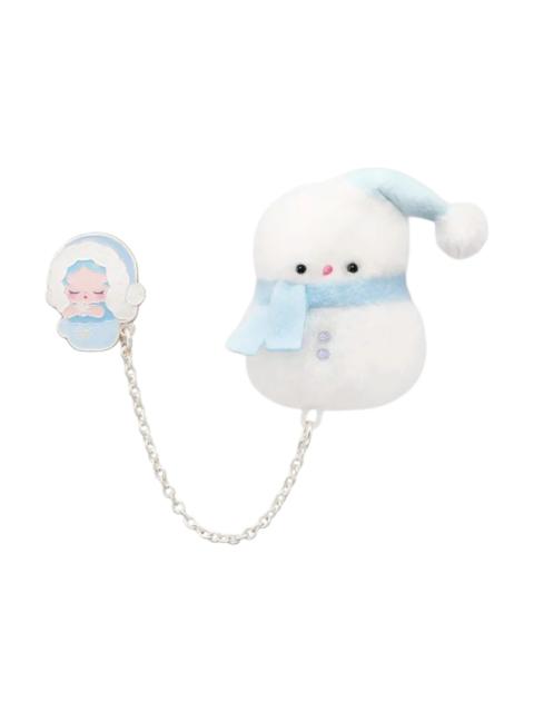 POP MART Pop Mart POP BEAN Fluffy & Cozy Series SKULLPANDA Fuzzy Snowman Secret Edition Fridge Magnet