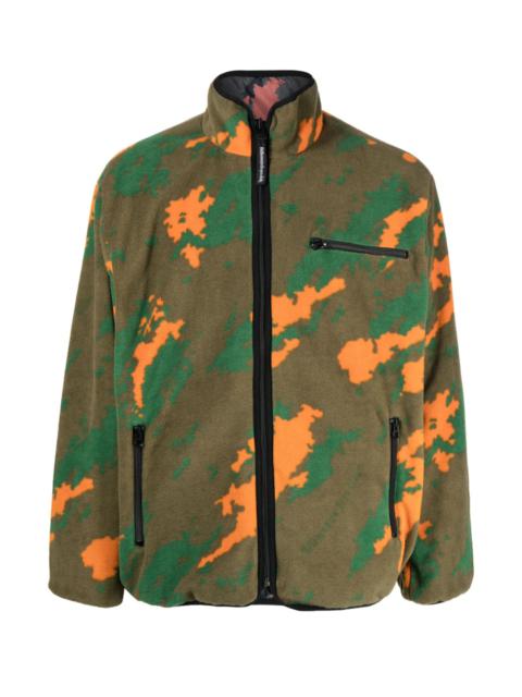 BILLIONAIRE BOYS CLUB CAMOUFLAGE-PATTERN REVERSIBLE JACKET