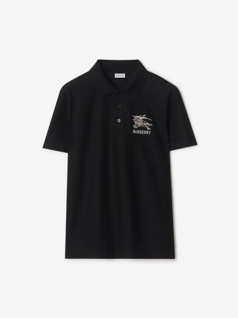Burberry EKD Sketch Cotton Polo Shirt