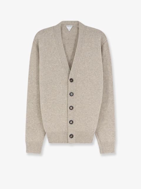 Bottega Veneta Bottega Veneta Cashmere Blend Cardigan Beige Men