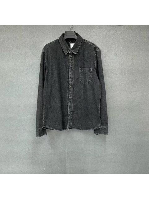 Chrome Hearts Chrome Hearts Cuff Cross-Patterned Washed Denim Shirt