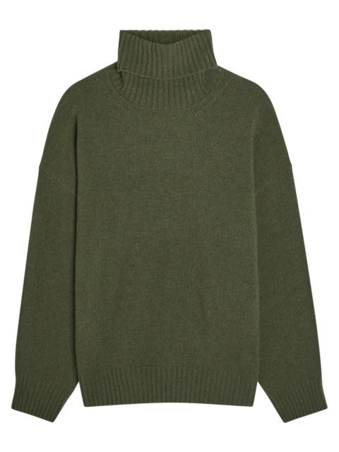 Another Tomorrow Another Tomorrow Turtle-neck Cashmere and Wool-blend Jumper