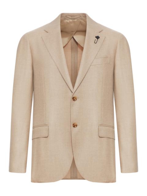 LARDINI UNLINED SINGLE-BREASTED TAILORED JACKET