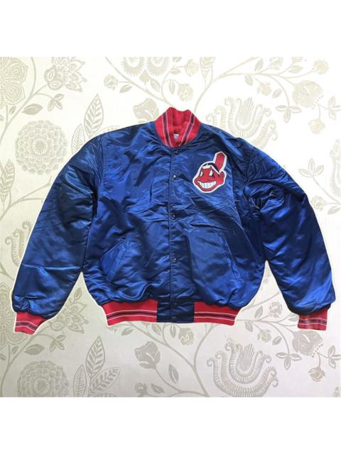 Bomber Satin Jacket Starter Diamond Vintage 1990s MLB Jacket