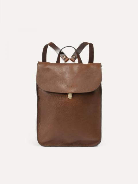 Bleu de Chauffe PUNCHO BACKPACK  -  AMBER BROWN