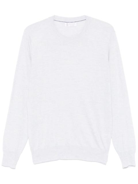 Brunello Cucinelli Men Long Sleeve Crew-Neck Sweater