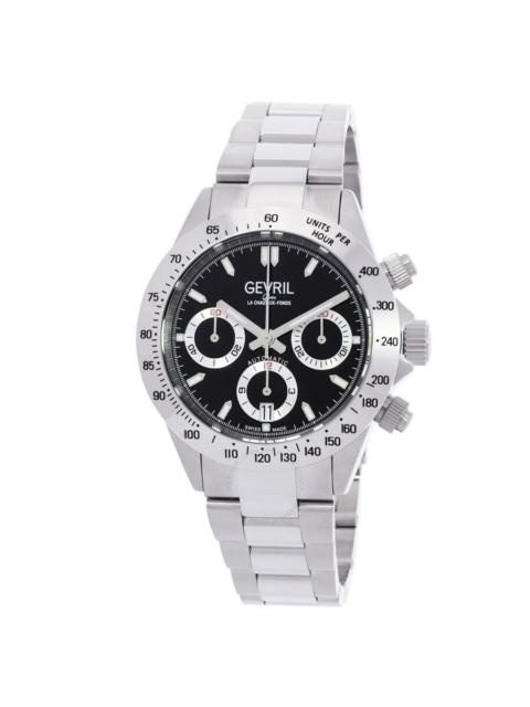 Other Designers Gevril New Amsterdam Chronograph Automatic Black Dial Men's Watch 44607B