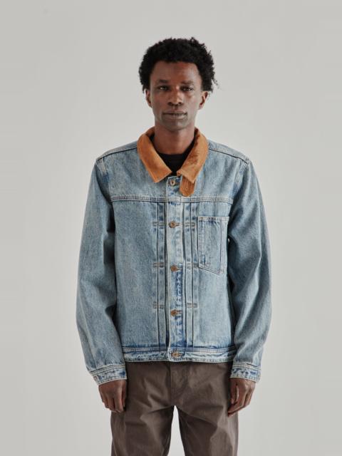 FrizmWORKS Washed Denim Tucker Jacket - Blue