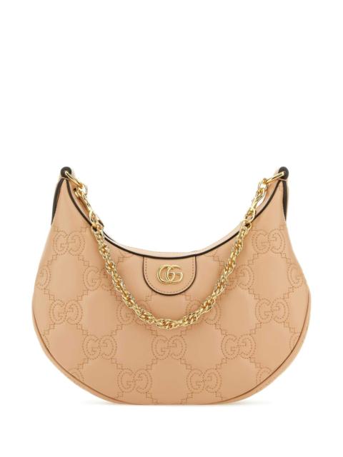 GUCCI Gucci Women Powder Pink Leather Small Lion Gg Handbag