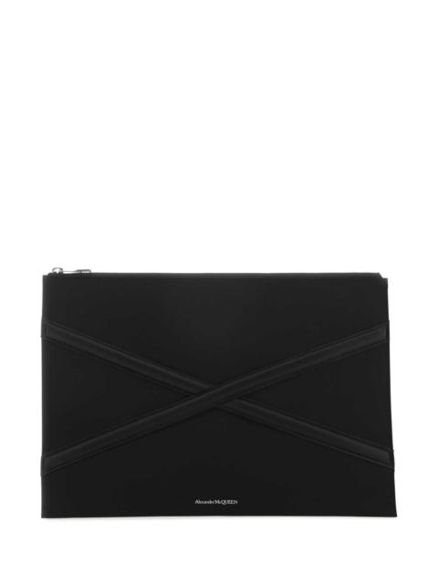 Alexander Mcqueen Men Black Nylon Pouch