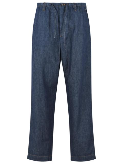 Dries Van Noten Dries Van Noten 'PENNY' Blue Cotton Pants