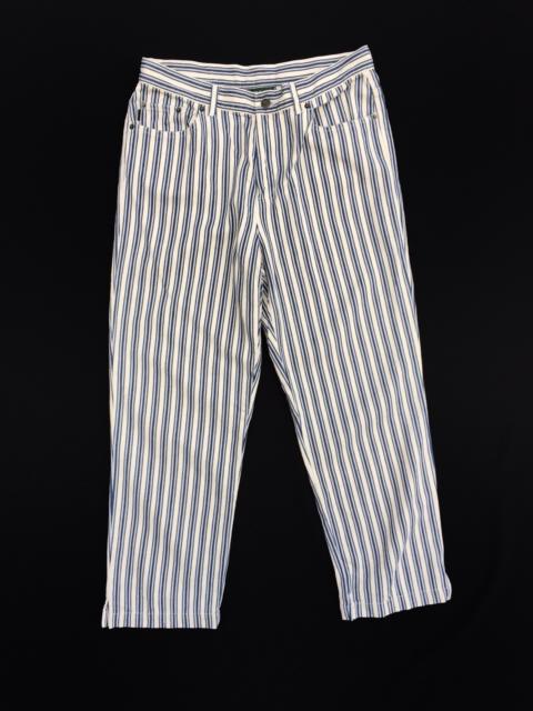 Other Designers Lauren By Ralph Lauren - Vintage Ralph Lauren Jeans Co Stripes Cropped Pants