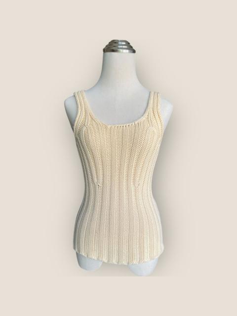 Maison Margiela archive MM6 SS06 Big Knit Tank Top